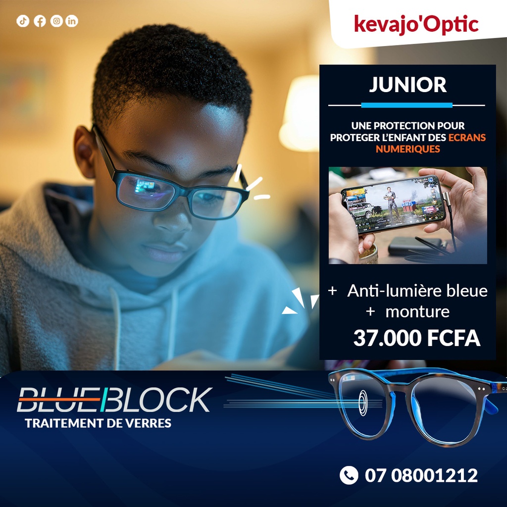 Pack Junior (Verres BlueBlock)