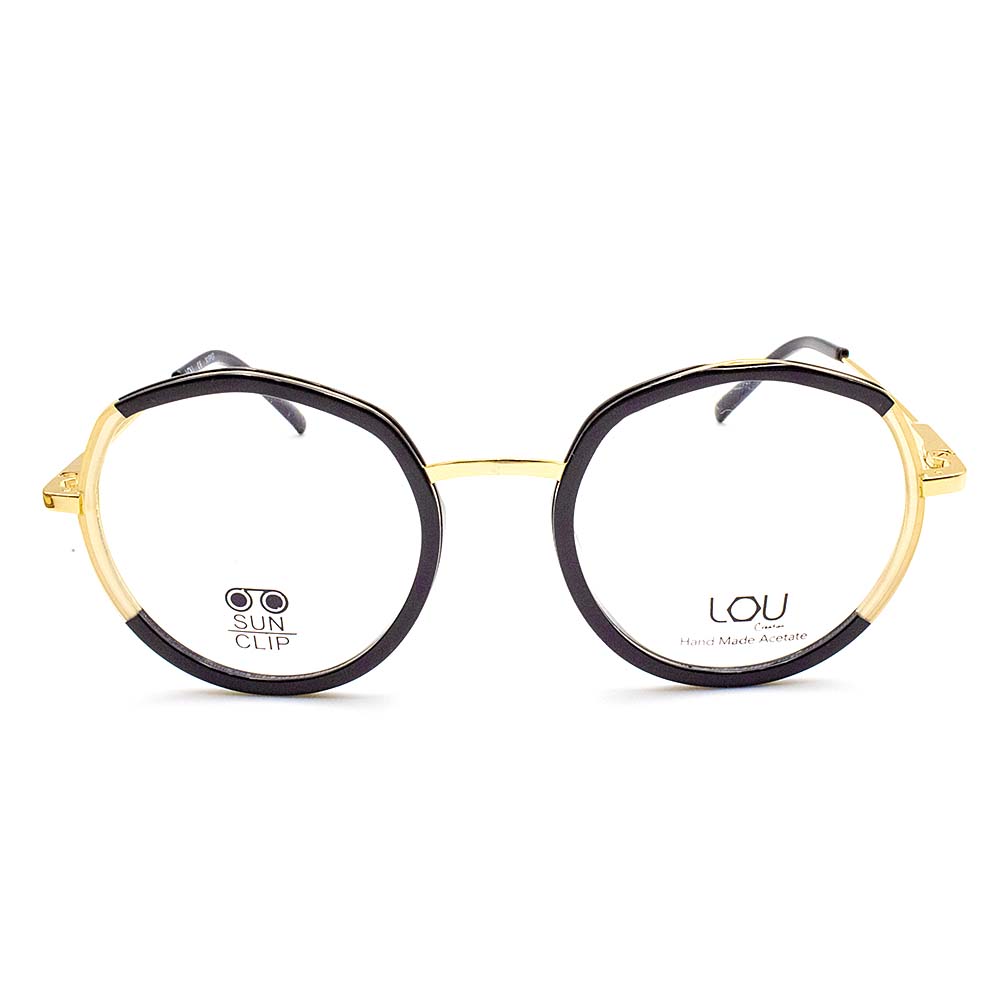 Lunettes de vue  LOU SUN CLIP X1P07 - Noir/Doré