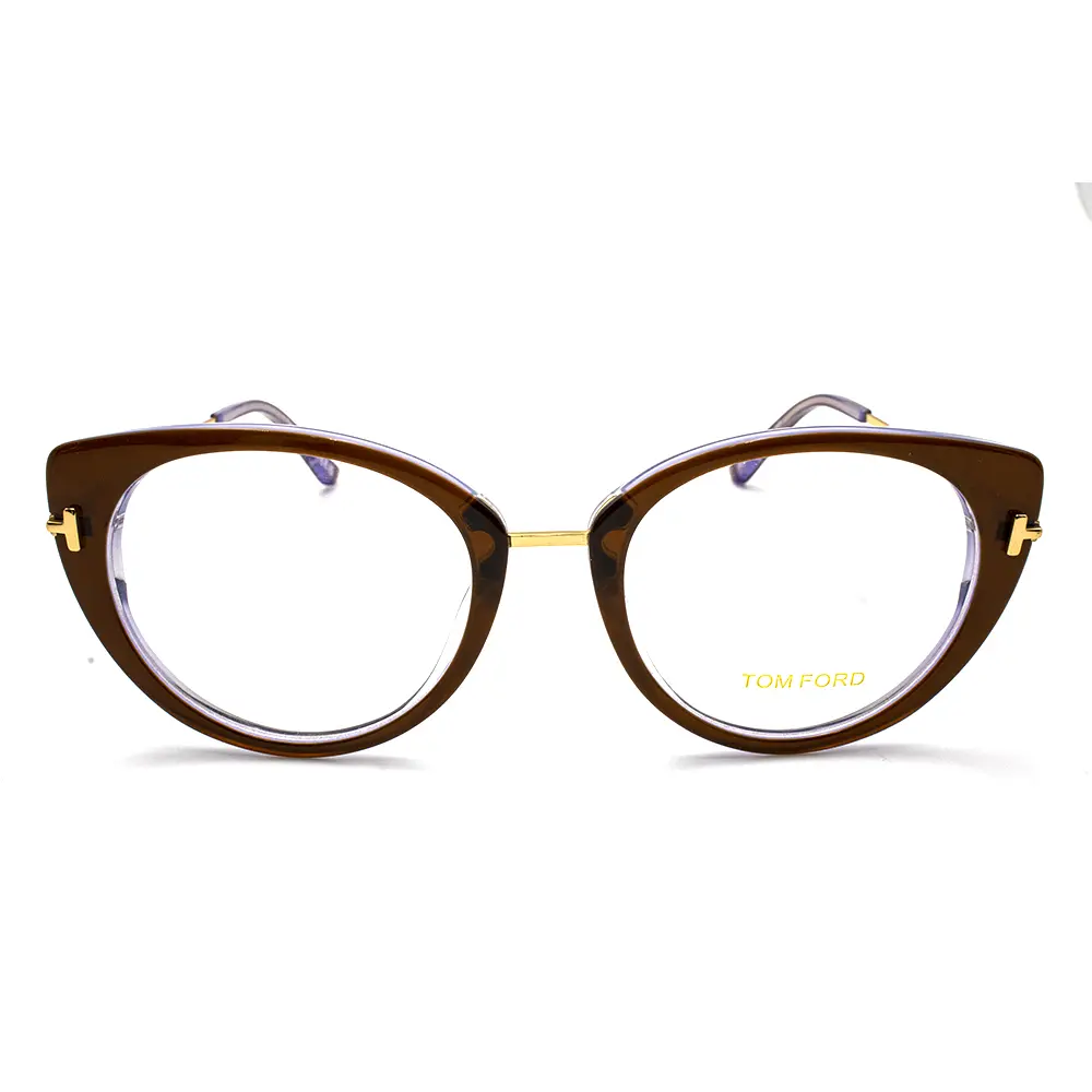 Lunettes de vue TOM FORD TF5815 – Marron/Doré