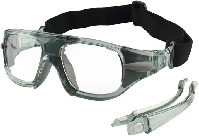 Lunettes de sport avec cadre de protection et branches interchangeables 