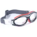 Lunettes de sport pour enfants, pour le cyclisme, le football et le basket-ball – Noir/Rouge