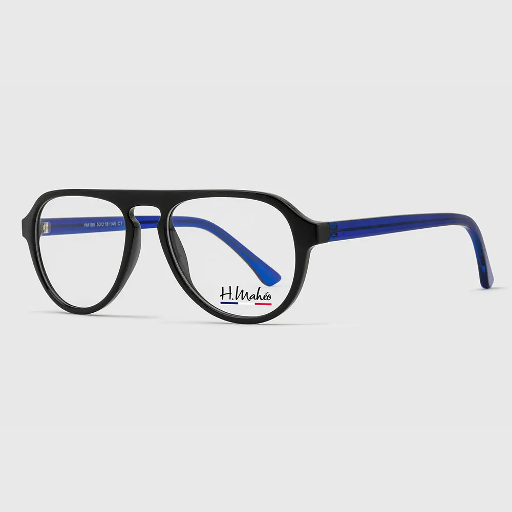 Lunettes de vue H.MAHEO HM188 C1 - Noir/Bleu