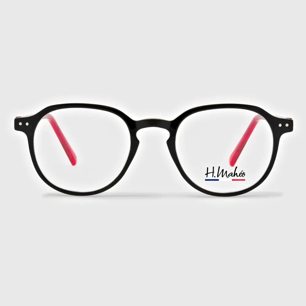 Lunettes de vue H.MAHEO HM173 C1 - Noir/Rouge