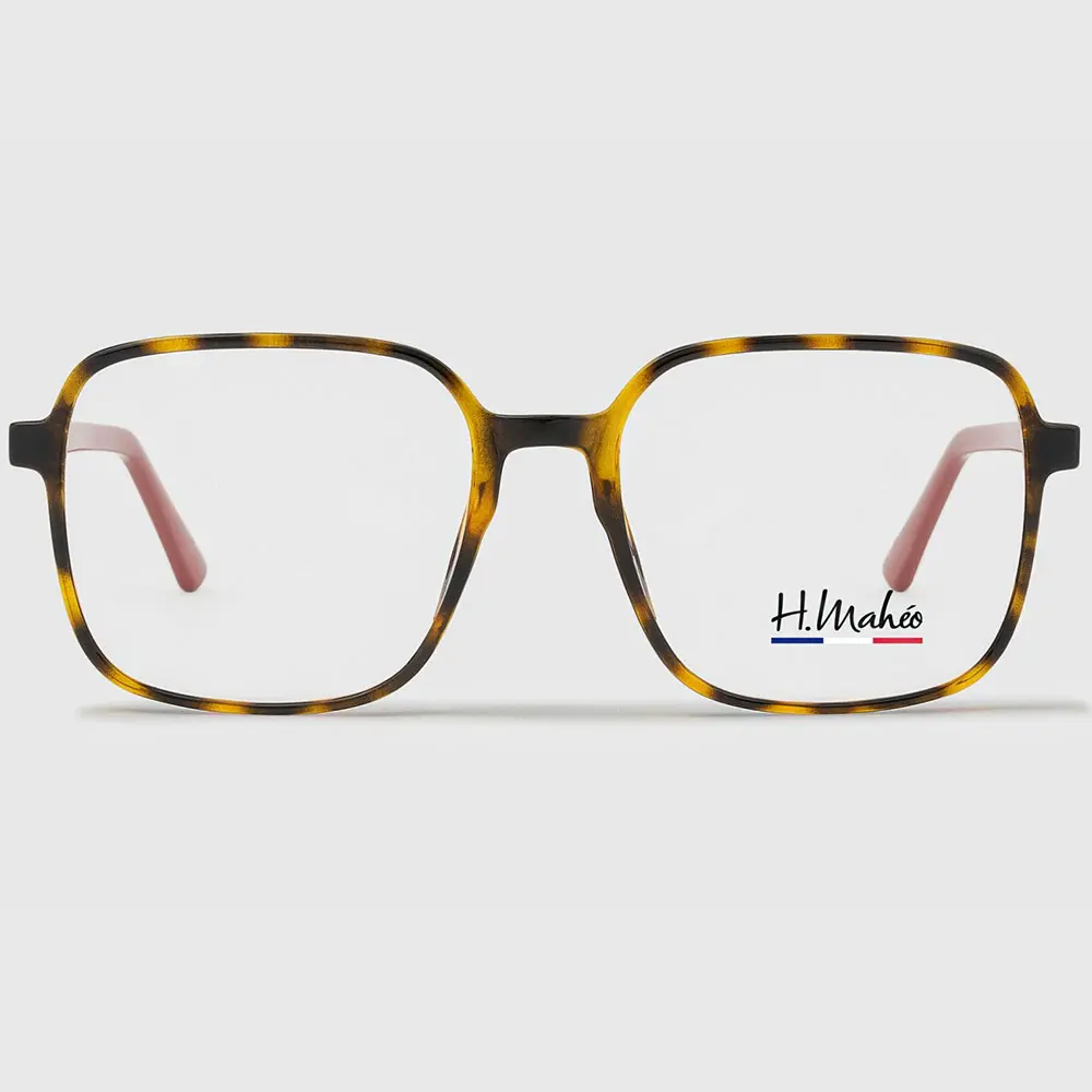 Lunettes de vue H.MAHEO HM193 C2 - Marron/Rouge