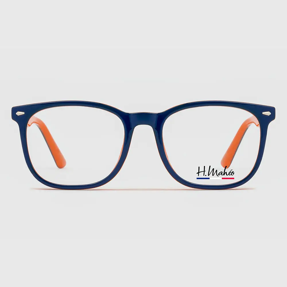 Lunettes de vue H.MAHEO HM163 C4 - Orange/Bleu
