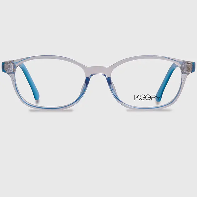 Lunettes de vue KOOPY KP646 C2 - Bleu Transparent