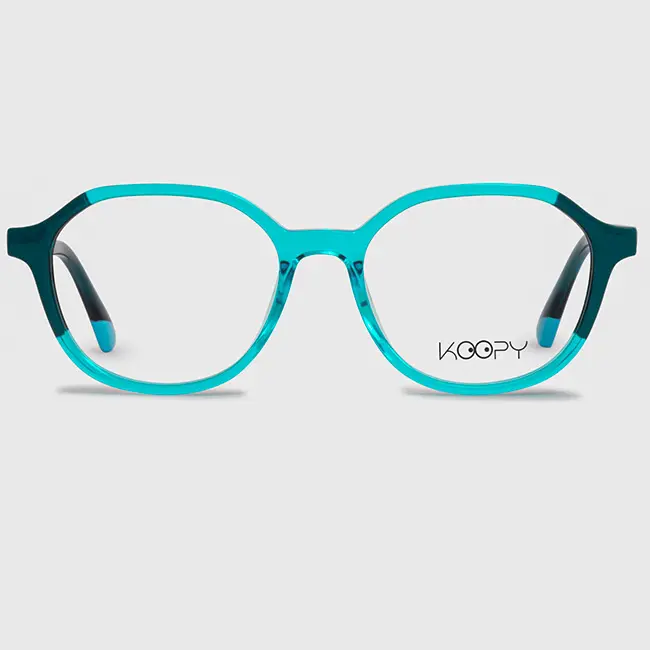 Lunettes de vue KOOPY KP645 C3 - Vert Transparent