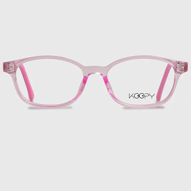 Lunettes de vue KOOPY KP646 C1 - Rose Transparent
