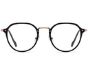 Lunettes de vue  ovales noires TR90