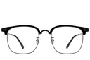 Lunettes de vue  TR90 semi-cerclées noires