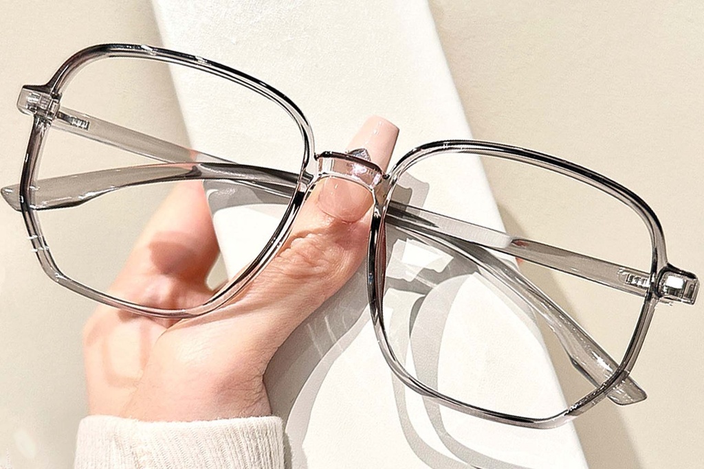 Lunettes de vue  géométriques transparentes TR90