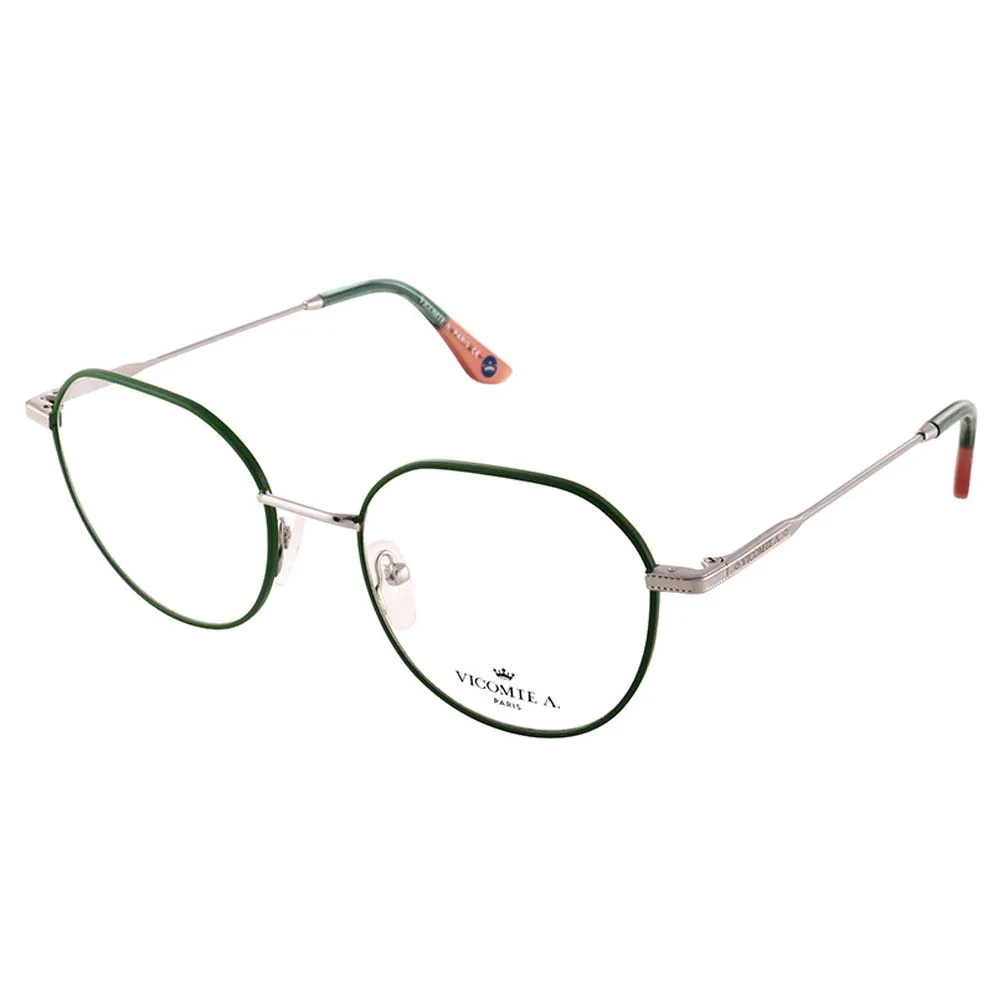 Lunettes de vue VICOMTE A VA40158 C03 - ARGENT/VERT SATINE