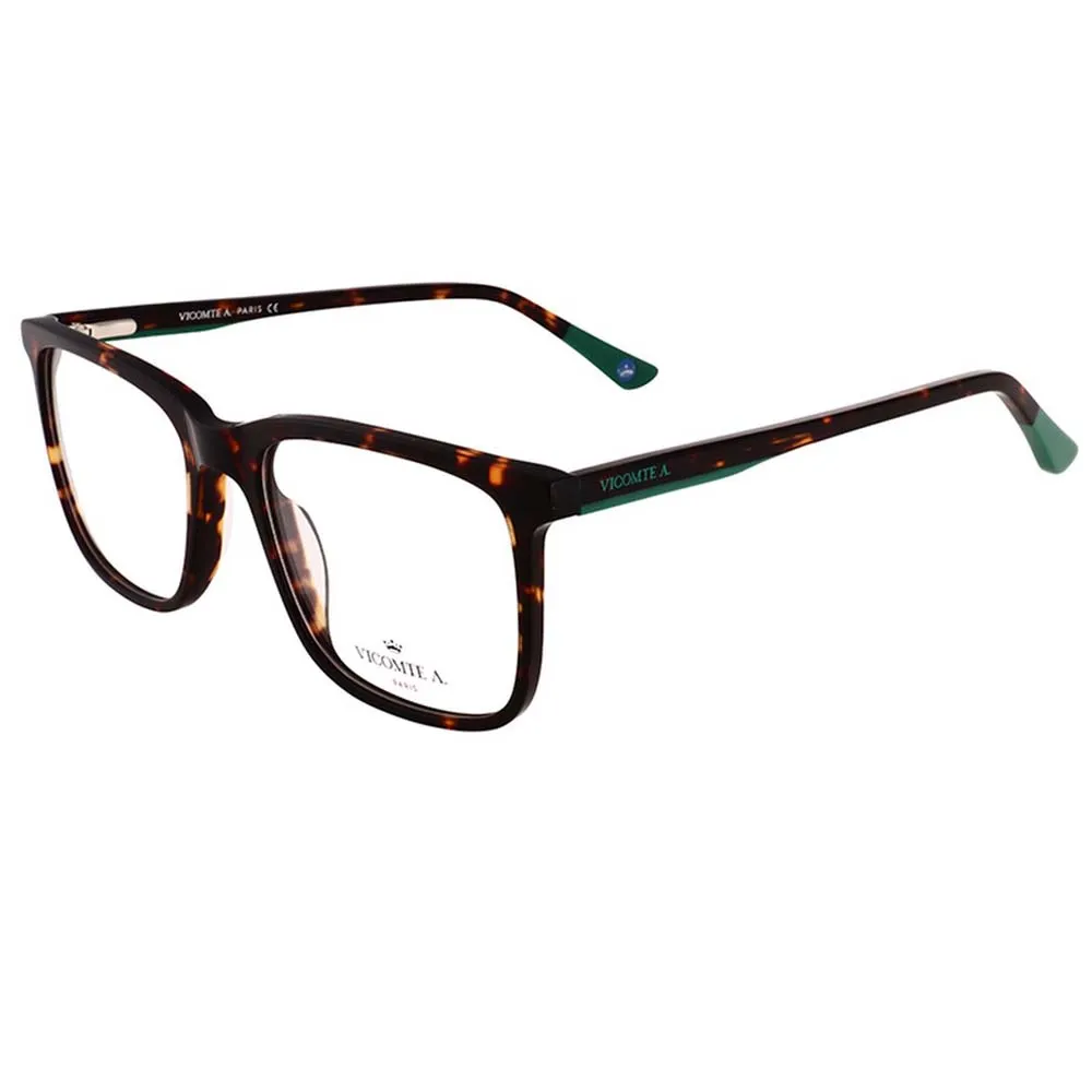 Lunettes de vue VICOMTE A VA47140 C03 ARGENT GRIFFE / NOIR SATINE