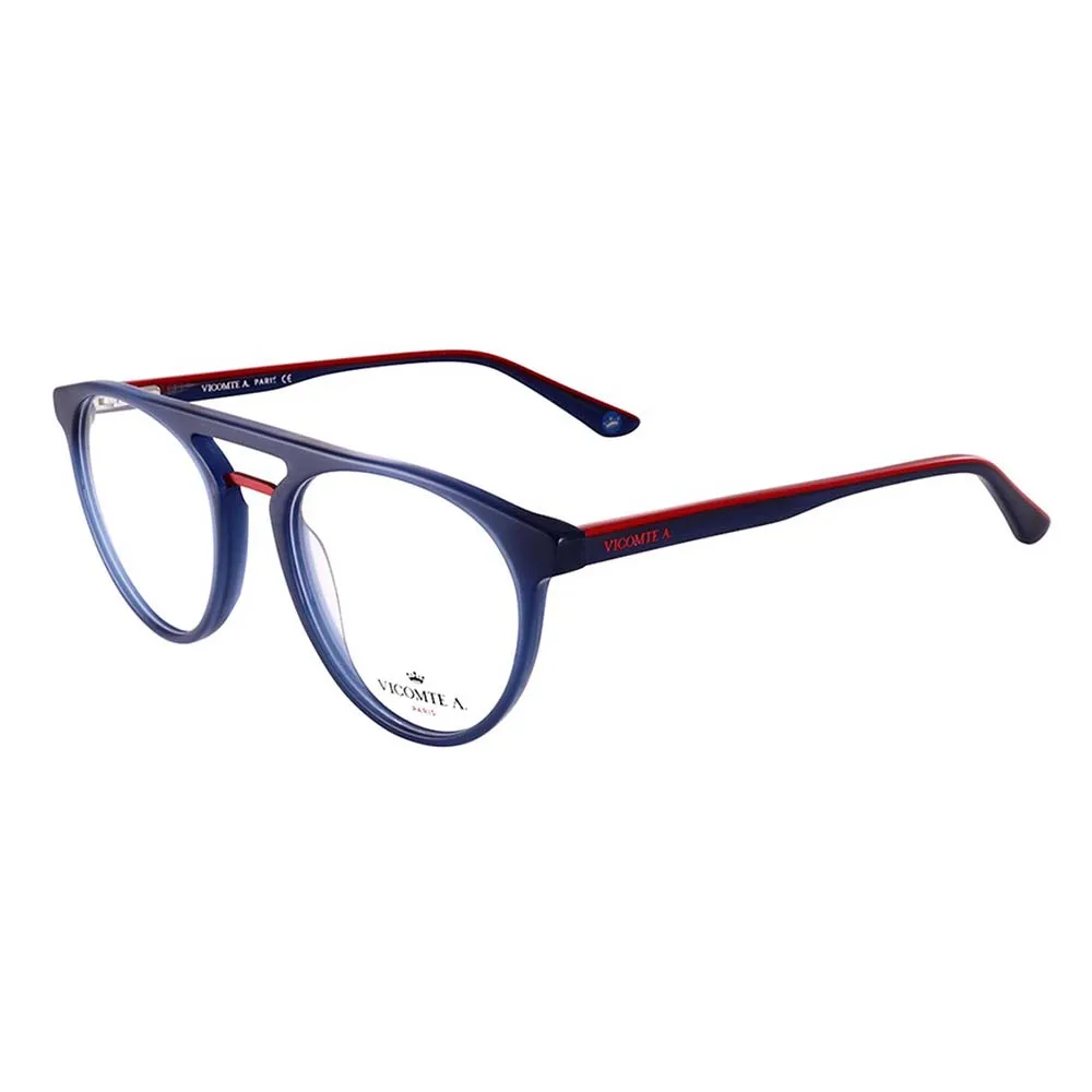 Lunettes de vue VICOMTE A VA47145 C01 - Bleu + rouge satiné