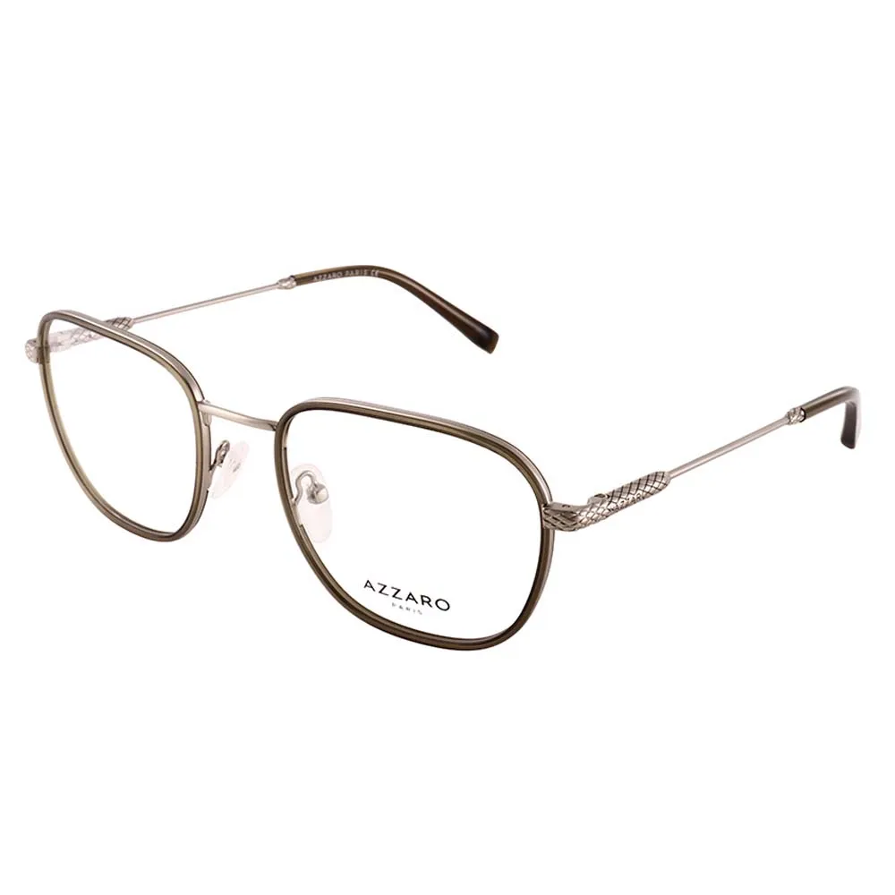 Lunettes de vue AZ31189C03 ARGENT SATINE+KAKI