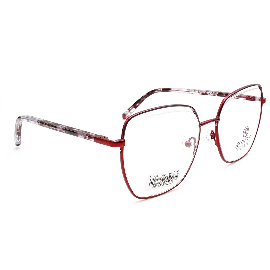 Lunettes de vue M1732 C2 54-17-135 - Rouge/Noir