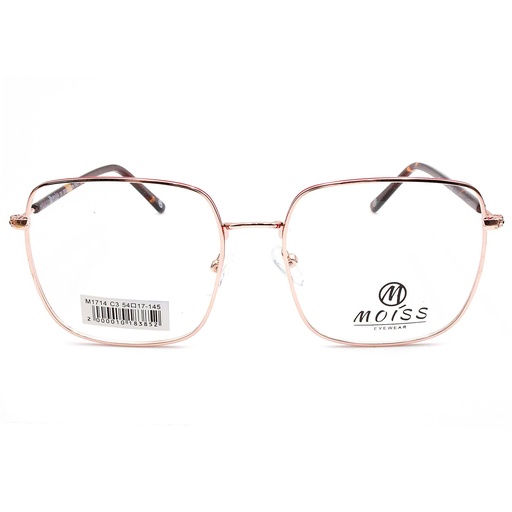 [M1714 C3 54-17-145] Lunettes de vue Femme M1714 C3 54-17-145 - Doré/Multicolore