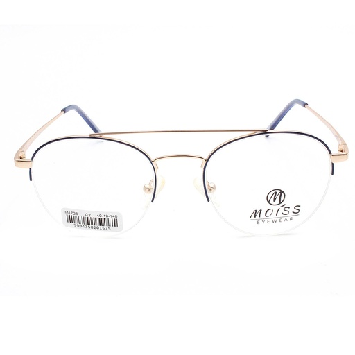 [M1726 C2 49-19-140] Lunettes de vue M1726 C2 49-19-140 - Or/Bleu