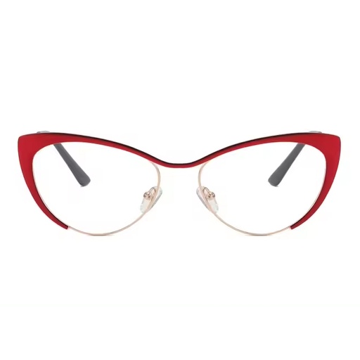 [T-591 C4] Lunettes de vue femme T-591 C4 - Rouge