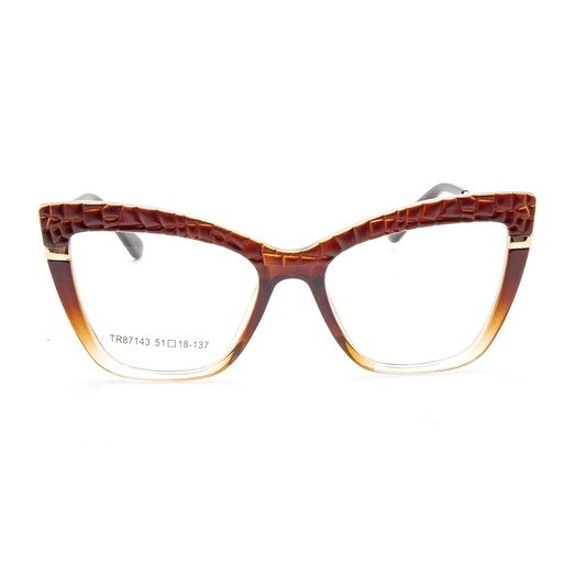 [TR87143 51-18-137 C5] Lunettes de vue femme TR87143 51-18-137 C5 - Marron