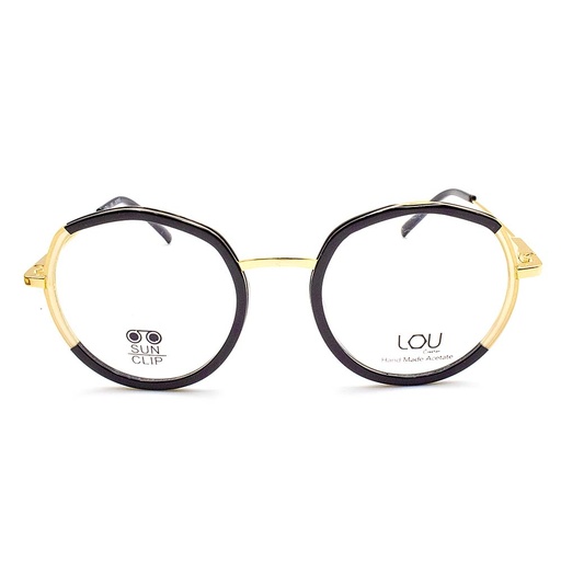 [X1P07] Lunettes de vue  LOU SUN CLIP X1P07 - Noir/Doré