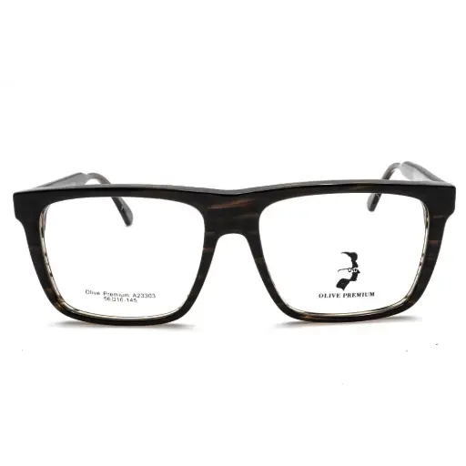 [A23303 C2 56-16-145] Lunettes de vue OLIVE PREMIUM A23303 - Argent/Multicolore