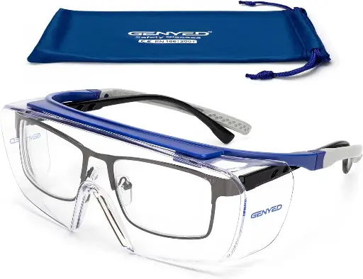[GENYED 077] Surlunettes de Sécurité, Lunette de Protection Travail, Certifiées CE EN166