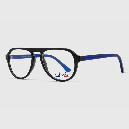[HM188 53-18-145 C1] Lunettes de vue H.MAHEO HM188 C1 - Noir/Bleu