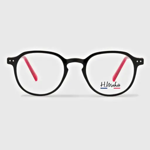 [HM173 47-20-145 C1] Lunettes de vue H.MAHEO HM173 C1 - Noir/Rouge