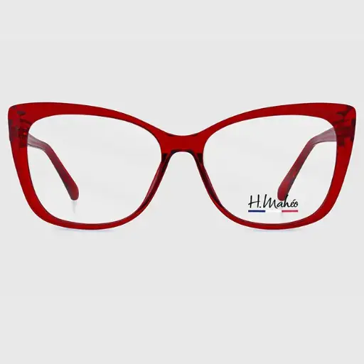 [HM232 54-16-150 C4] Lunettes de vue H.MAHEO HM232 C4 - Rouge