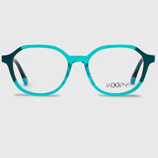 [KP645 47-16-132 C3] Lunettes de vue KOOPY KP645 C3 - Vert Transparent