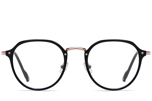 [BS1913-0274] Lunettes de vue  ovales noires TR90