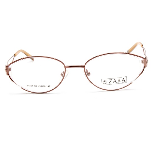 [Z1257 C2 49-18-140] Lunettes de vue femme Z1257 C2 49-18-140 - Marron